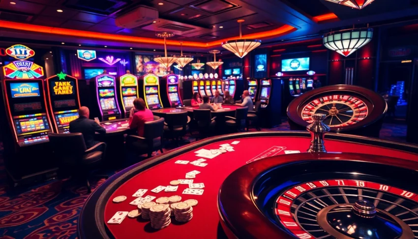 Engage in playing poker at https://do666.at with colorful chips and vibrant slot machines.