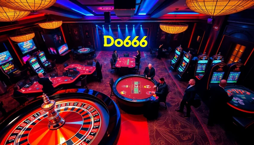Experience thrilling gambling action at Do666 with engaging casino games and vibrant atmosphere.
