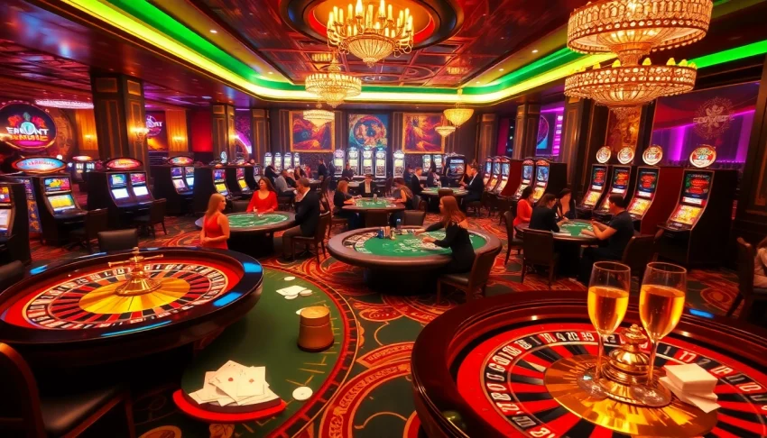 Experience the thrill of meilleurs casino sans verification with tables bustling with players and vibrant slot machines.