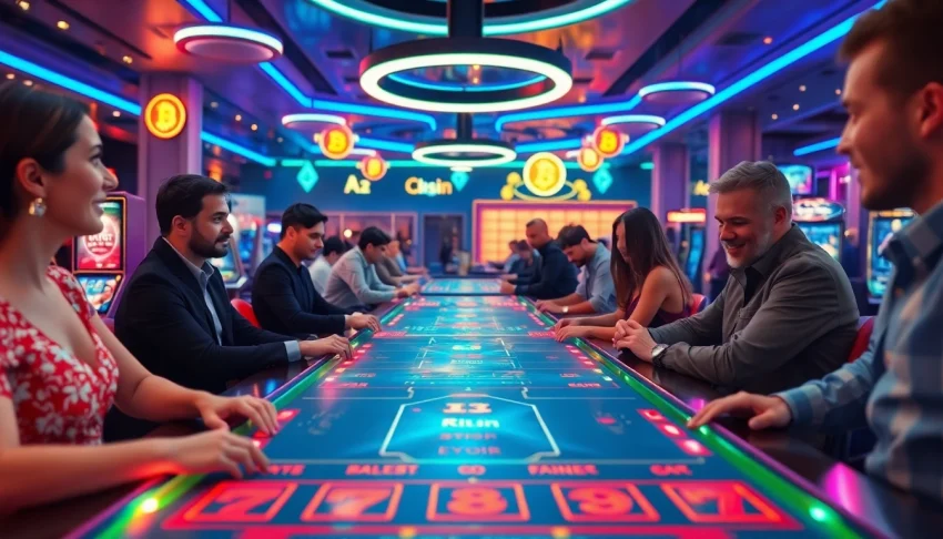 Jouer à des jeux de crypto casino modernes avec des graphismes captivants et une ambiance dynamique.