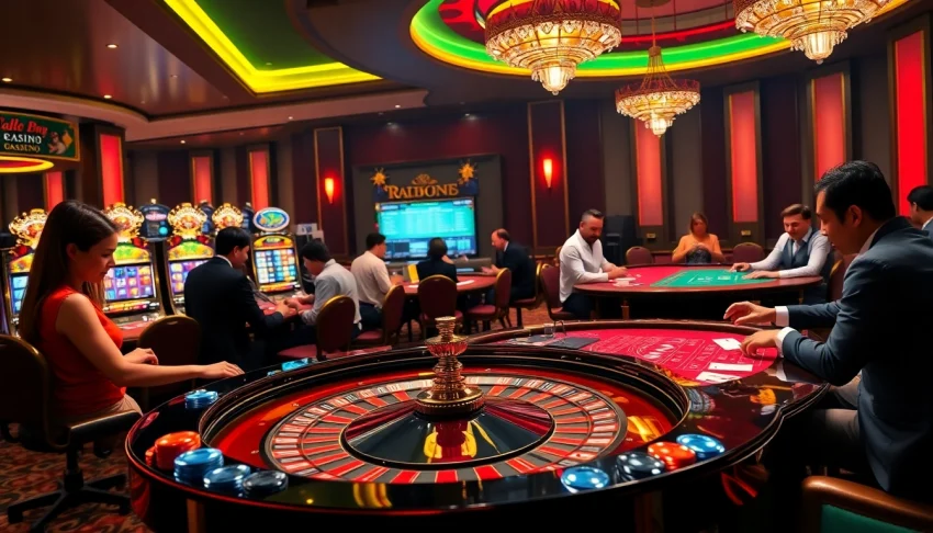 Experience thrilling gameplay at https://99ok.co.im/ with a vibrant casino atmosphere featuring roulette, blackjack, and slot machines.