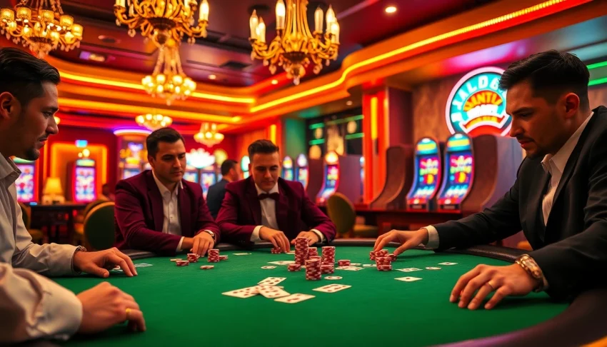 Engage in the excitement of high-stakes poker at https://debet66.com/, complete with chips and cards.