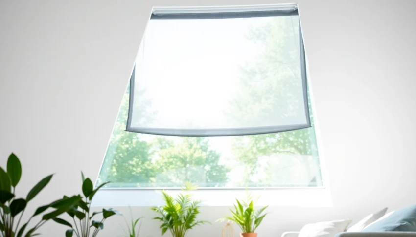 Installer une moustiquaire fenêtres de toit sur un velux dans un intérieur lumineux