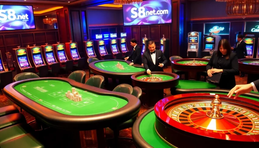 Experience the thrill of casino games at https://s8net.com/ with vibrant tables and exciting gameplay.