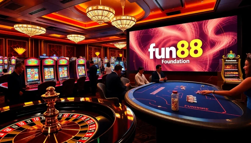 Experience high-stakes excitement at fun88.foundation with vibrant casino games and lively players.