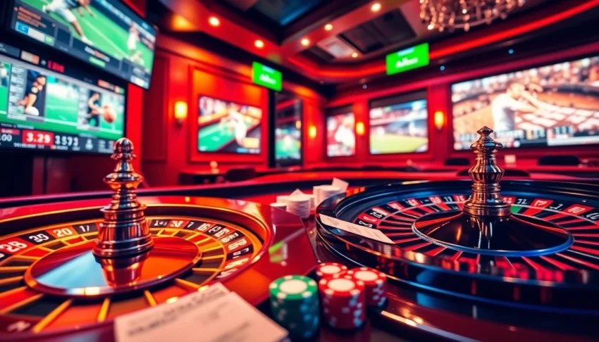 Engaging site de paris sportifs interface with vibrant casino elements and interactive betting features.