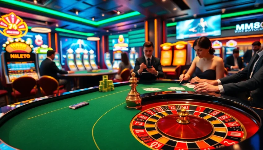 Experience the excitement of gambling at https://mm88.observer/ with vibrant casino visuals showcasing roulette, poker, and thrilling gameplay.
