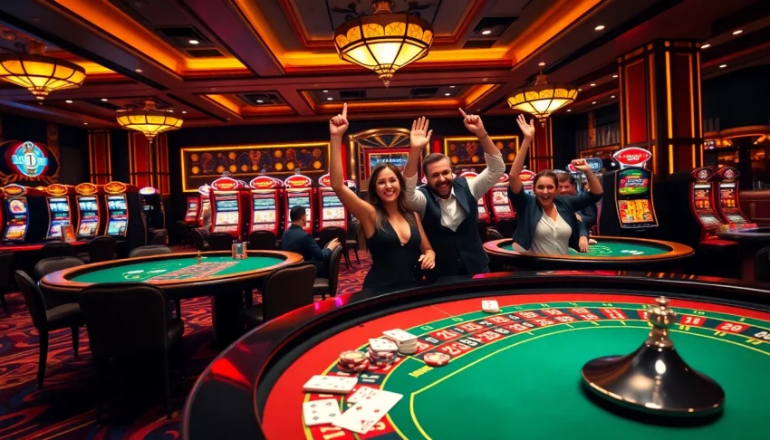 Experience high-stakes action as players engage in thrilling games at https://one88.eu.com/ casino tables.
