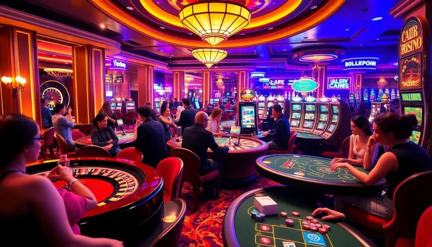 Experience the excitement of gambling at https://lucky88.ae.org/, featuring a vibrant casino scene.