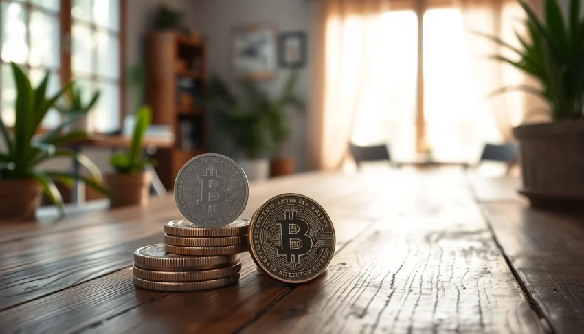 Jetons posés sur une table en bois rustique, créant une ambiance chaleureuse et professionnelle.