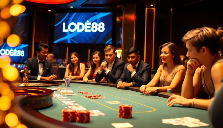 Experience the thrill of winning at LODE88's elite poker table with exciting gameplay.